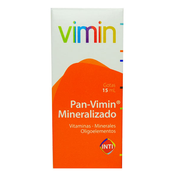Pan Vimin Mineraliz Vitaminas Y Minerales Gotas X 15Ml