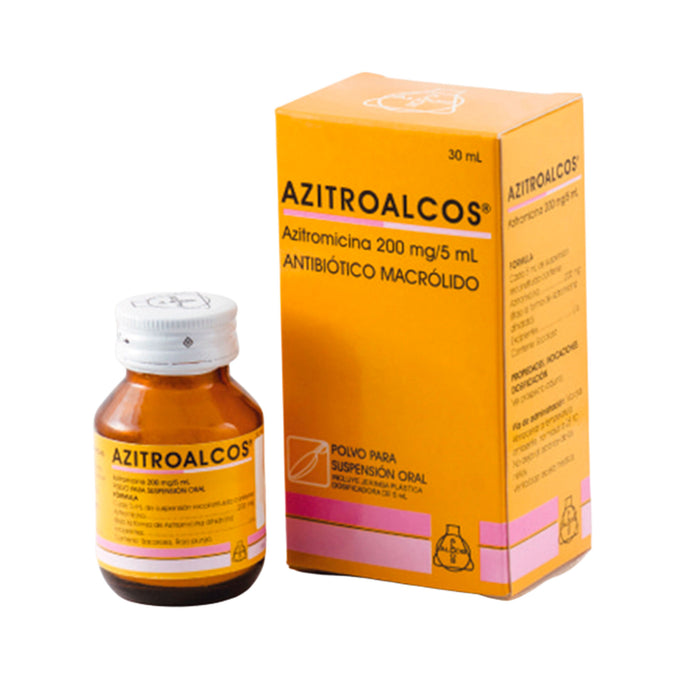 Azitroalcos 200Mg 5Ml Susp X 30Ml Azitromicina
