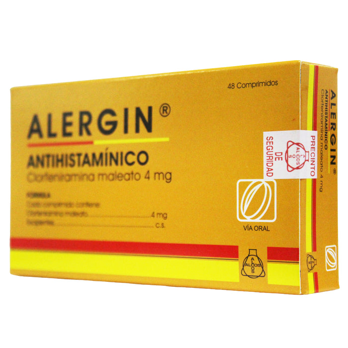 Alergin Clorfeniramina 4Mg Maleato X Tableta