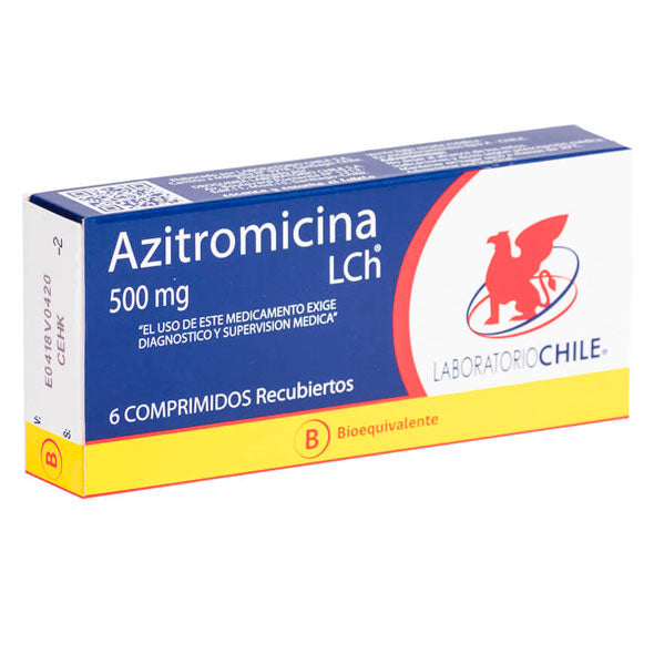 Azitromicina Lch 500Mg X Tableta