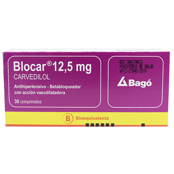 Blocar 12.5Mg Carvedilol X Tableta