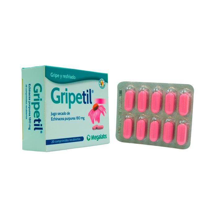 Gripetil Jugo Secado De Echinacea Purpurea 180Mg X Tableta