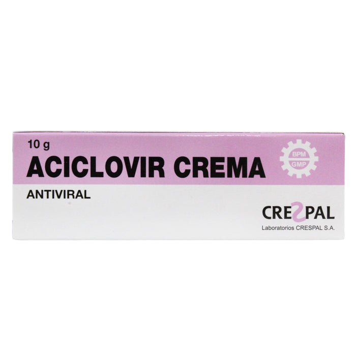 Aciclovir 0.05 Crema Dermica X 10G