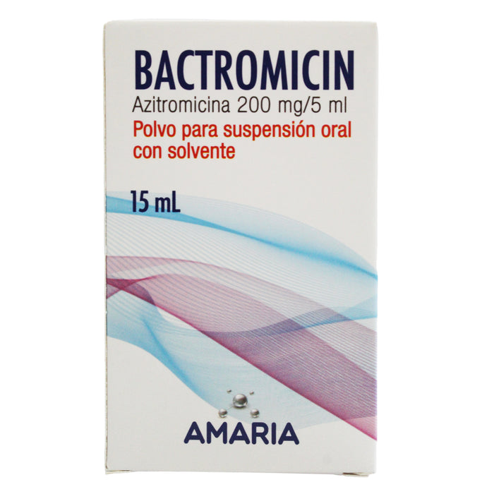 Bactromicin 200Mg5ml Azitromicina Suspencion X 15Ml