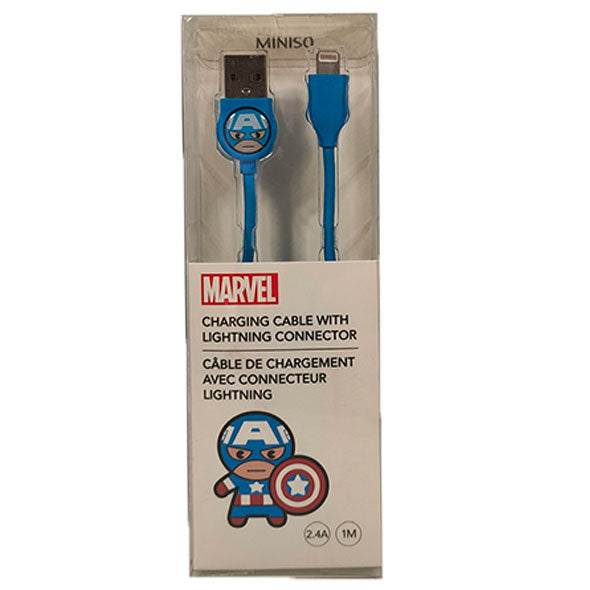 Miniso Marvel Cable D Carga Light Connect Cap Amer