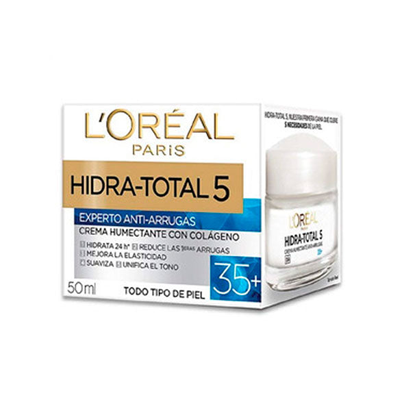 Loreal Hidra-Total 5 Crema Humectante Con Colageno 35+ X 50Ml