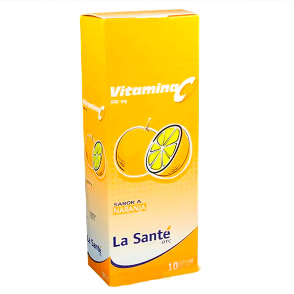 Vitamina C 500Mg Naranja La Sante X Tableta