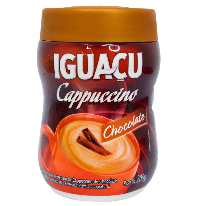 Iguazu Cafe Cappuccino Frasco Chocolate X 200G