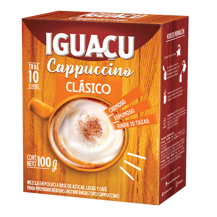 Iguazu Cappuccino Clasico Paquete X 100G