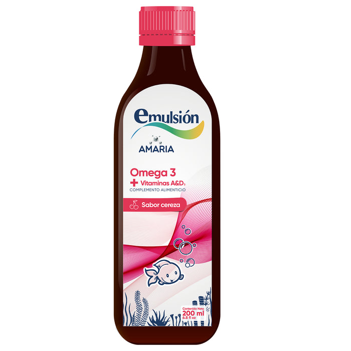Emulsion Farmacorp Omega 3 Vitaminas Sabor Cereza X 200Ml