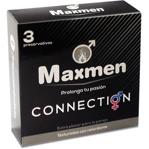 Preservativo Maxmen Connection 3 Unidades X Caja