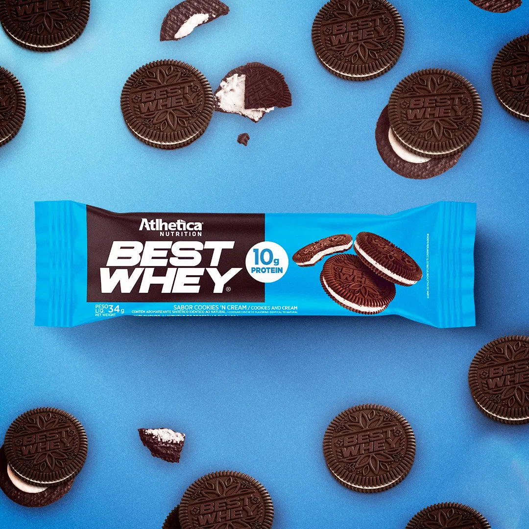 💪 Más que un snack: descubre el poder de las Barras de Proteína Best Whey Atlhetica