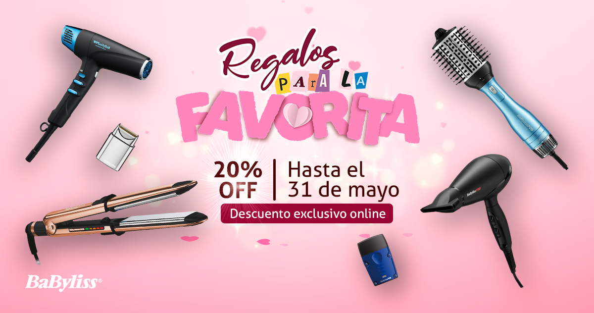 Últimos días para aprovechar BaByliss con 20% OFF 🚚✨
