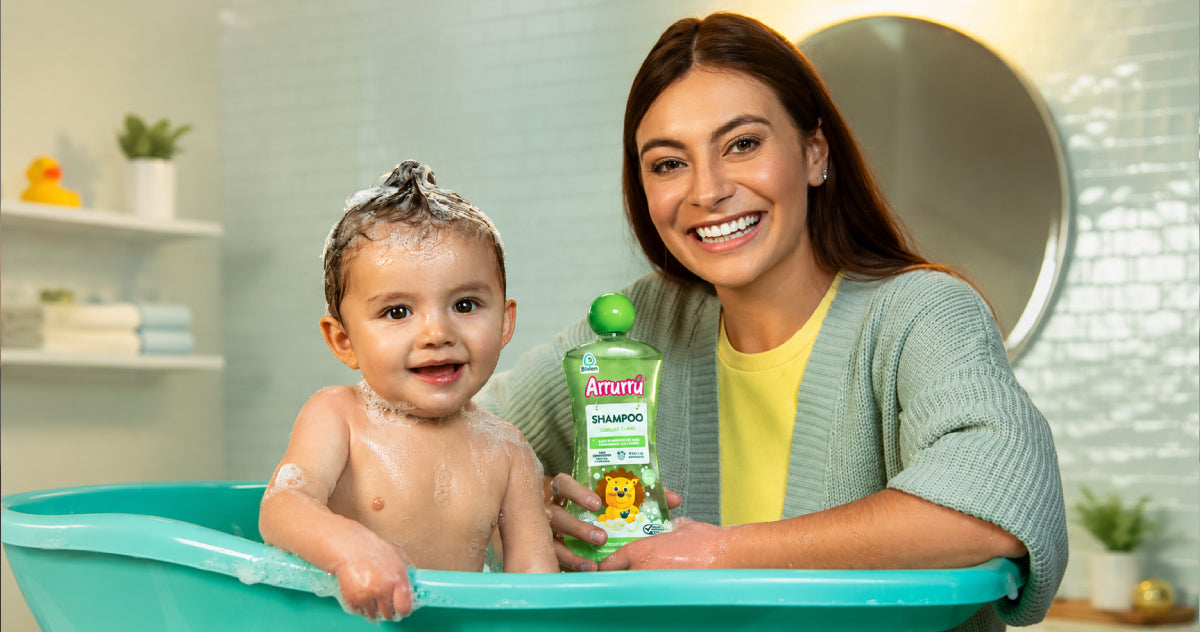 Arrurrú: cuidado suave y seguro para tu bebé desde el primer baño 👶💙