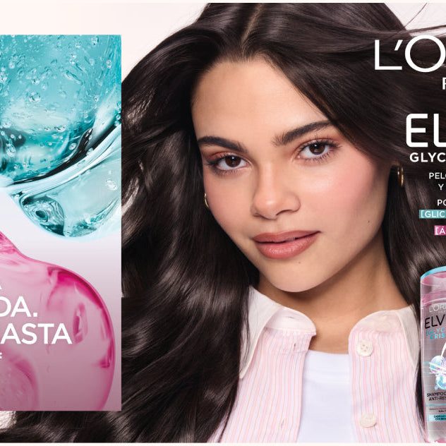 ✨ Novedad L’Oréal Elvive Glycolic Cristal: la rutina capilar completa para un brillo efecto cristal