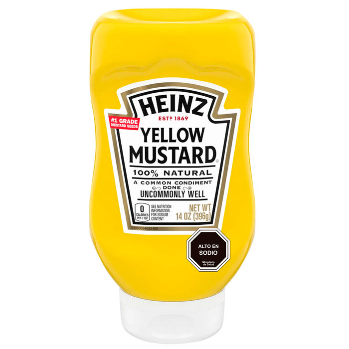 Heinz Yellow Mustard Mostaza 14Z X 396G