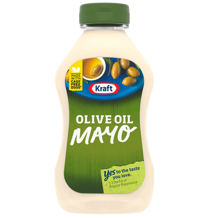 Kraft Mayo With Olive Oil 12/12Z X 354Ml Mayonesa