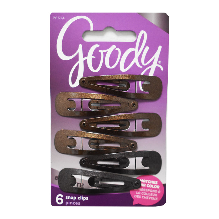 Goody Womens Colour Contour Clips 6 Ct 76614G6e