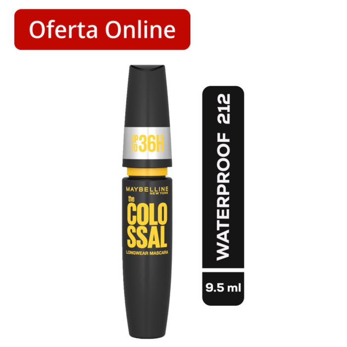 Mascara De Pestañas Maybelline The Colossal 36H Waterproof 212