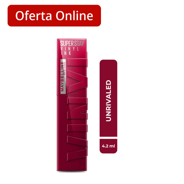 Labial Maybelline Super Stay Vinyl Ink 30 Unrivaled