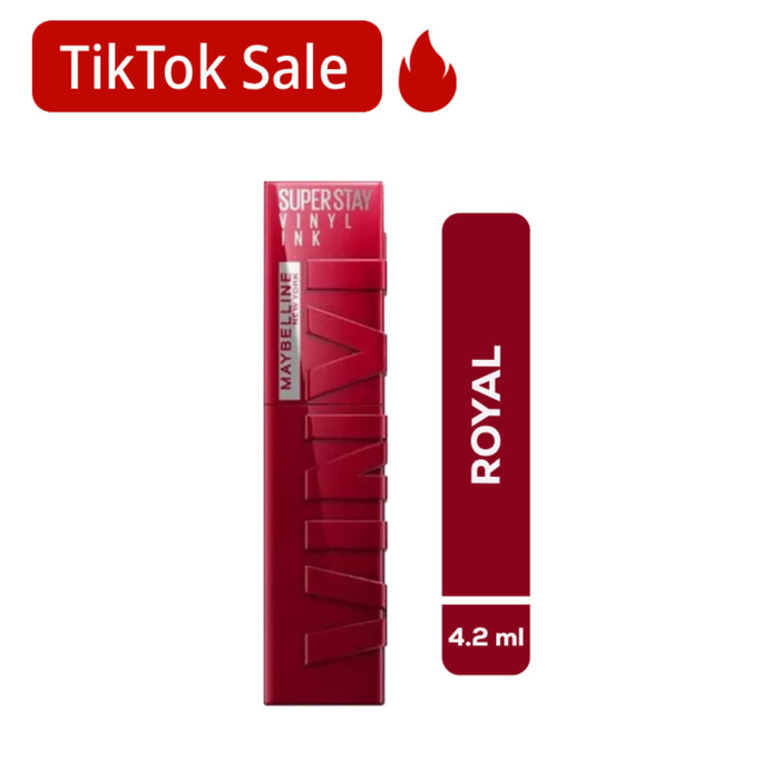 Labial Maybelline Super Stay Vinyl Ink Nro.55 Royal