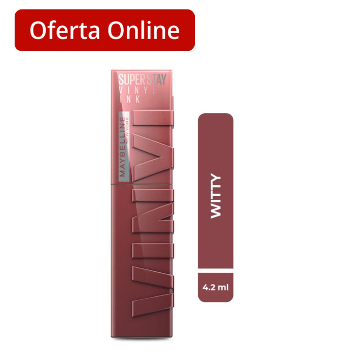 Labial Maybelline Super Stay Vinyl Ink 40 Witty