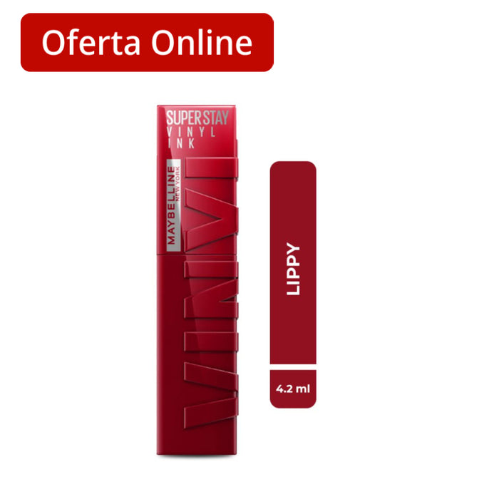 Labial Maybelline Super Stay Vinyl Ink 10 Lippy