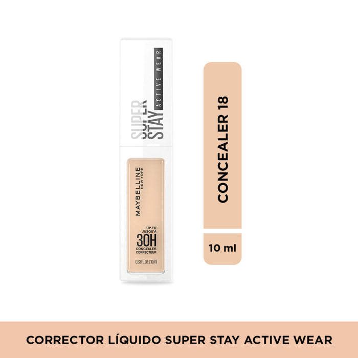 Corrector Maybelline Super Stay 30H Active Wear 18