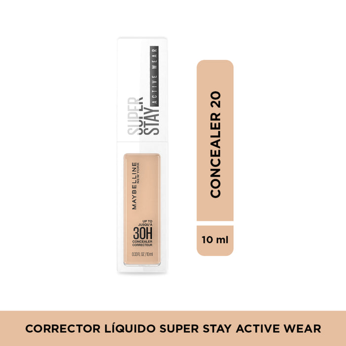 Corrector Maybelline Super Stay 30H Active Wear 20