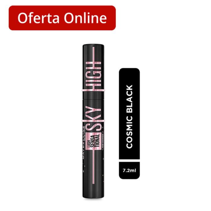 Máscara De Pestañas The Sky High 799 Cosmic Black Maybelline X 7.2Ml