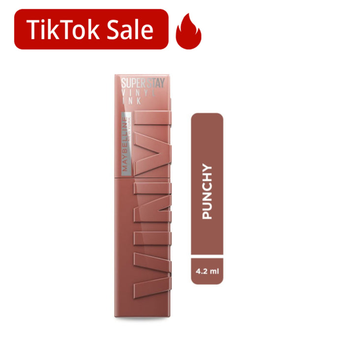 Labial Maybelline Vinyl Ink  120 Punchy
