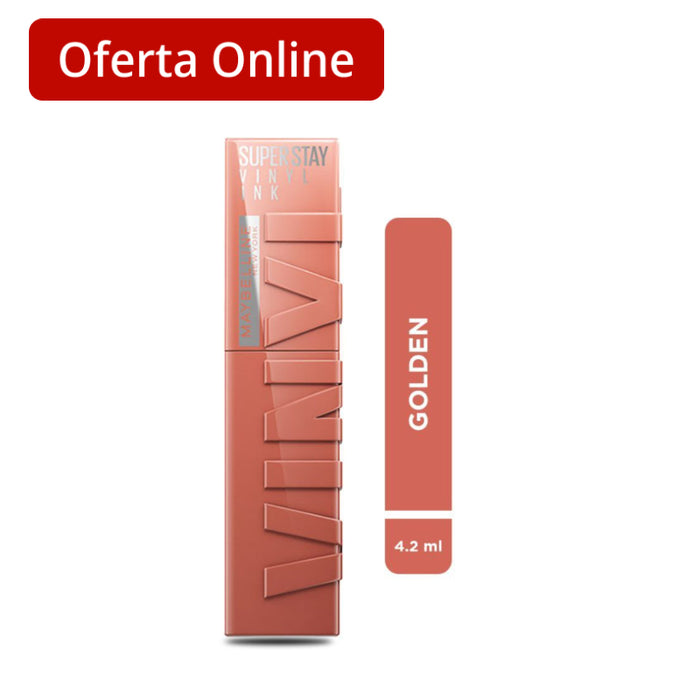 Labial Maybelline Vinyl Ink 105 Golden