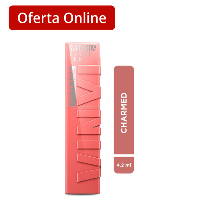 Labial Maybelline Vinyl Ink  100 Charmed