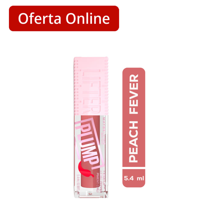 Brillo Labial Maybelline Lifter Gloss Plump 005 Peach Fever