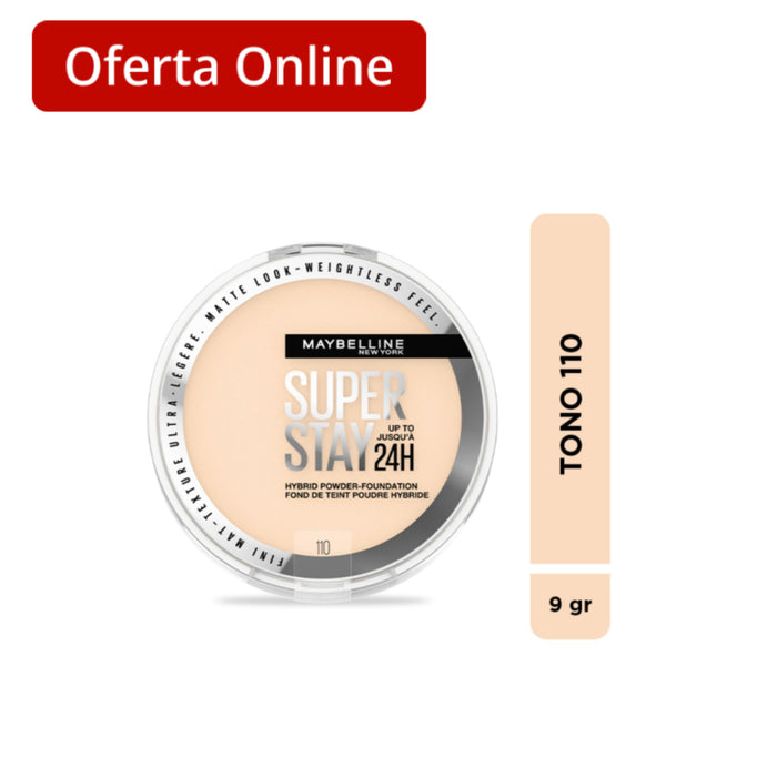 Polvo Maybelline Superstay Matte Look 24Hr 110