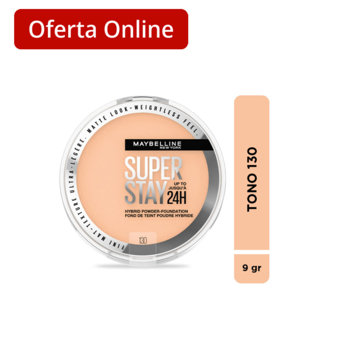 Polvo Maybelline Superstay Matte Look 24Hr Nro.130