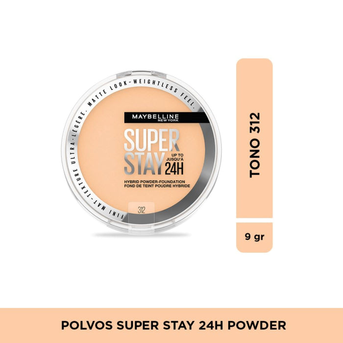 Polvo Maybelline Superstay Matte Look 24Hr 312