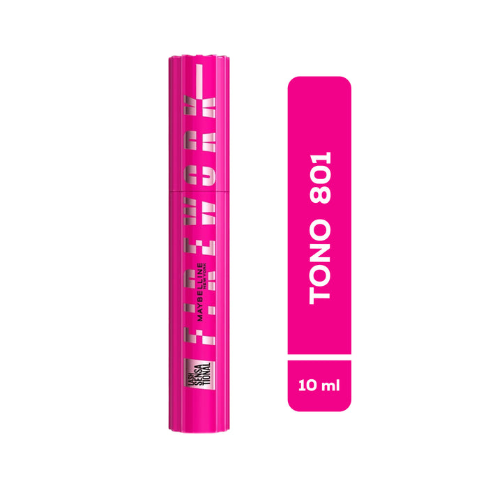 Mascara Maybelline Fire Work Muy Negro Nro. 801 X 10Ml