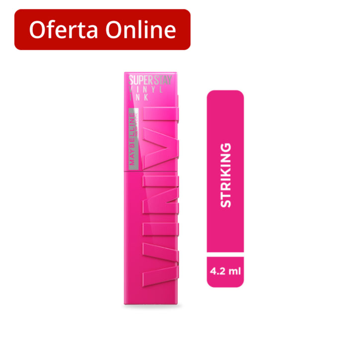 Labial Maybelline Super Stay Vinyl Ink 150 Striking