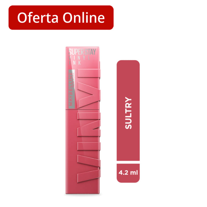 Labial Maybelline Super Stay Vinyl Ink 160 Sultry