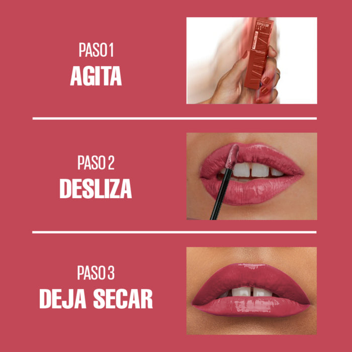 Labial Maybelline Super Stay Vinyl Ink 160 Sultry