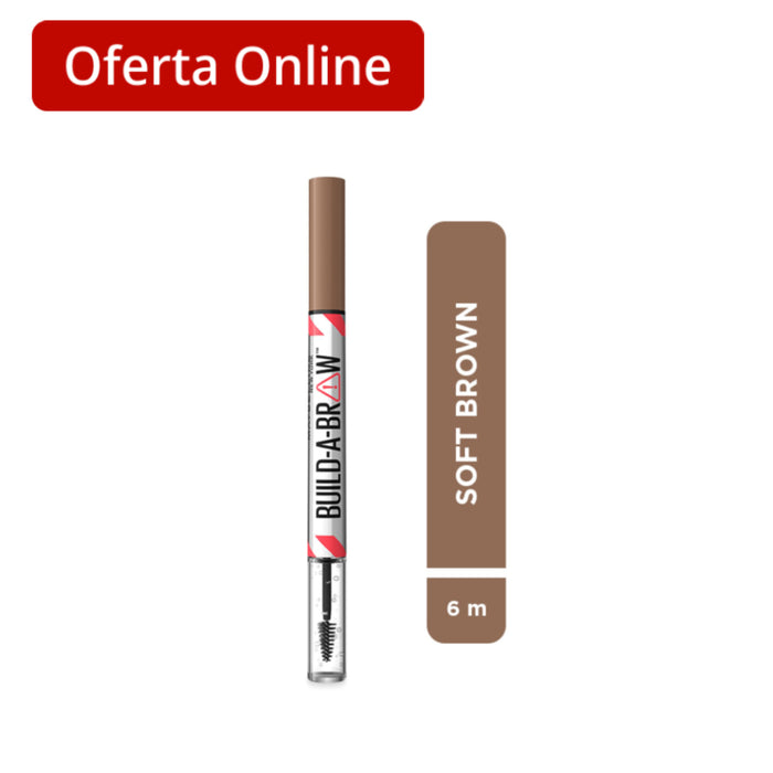 Delineador Maybelline Tatto Build A Brow 2 En 1 Tono 255 Soft Brow