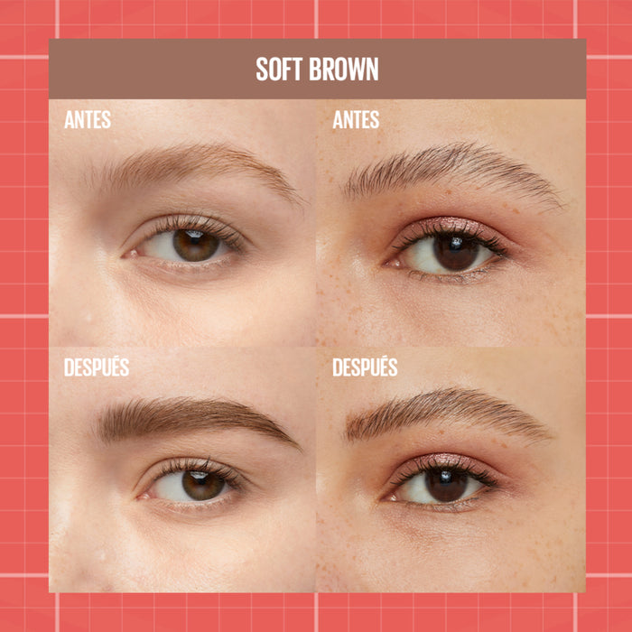 Delineador Maybelline Tatto Build A Brow 2 En 1 Tono 255 Soft Brow