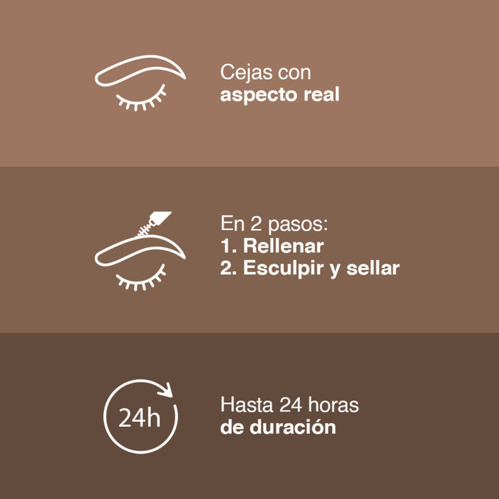 Delineador Maybelline Tatto Build A Brow 2 En 1 Tono 255 Soft Brow