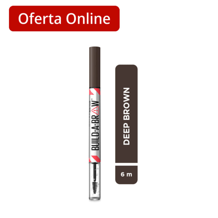 Delineador Maybelline Tatto Build A Brow 2 En 1 Tono 260 Deep Brow