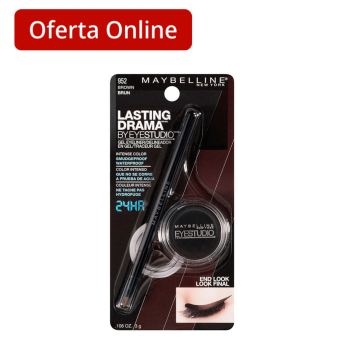 Maybelline Gel Delineador De Ojos X 3G Cafe 952