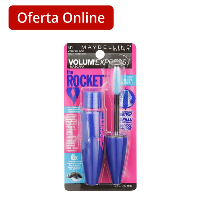Maybelline The Rocket Mascara X 9Ml Very Black Waterproof