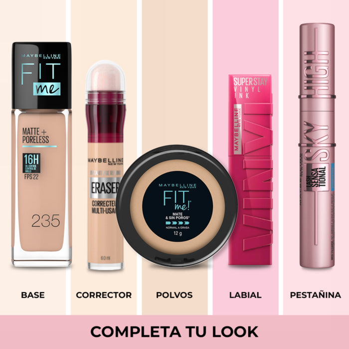 Base Maybelline Maquillaje Fit Me 235 Beige Matte + Poreless X 30Ml