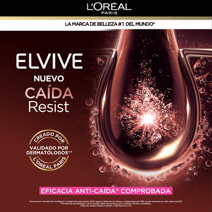 Pack Shampoo + Acondicionador Elvive Caida Resist 370Ml
