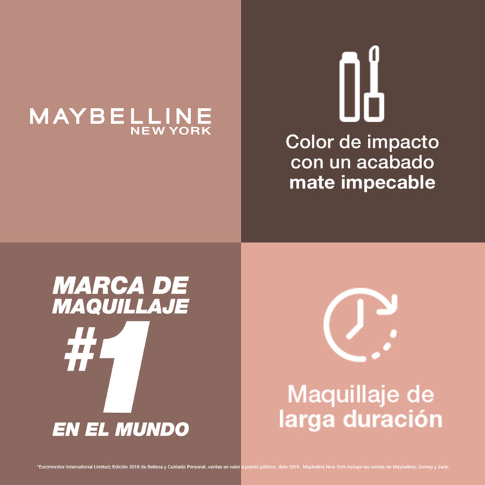Labial Maybelline Super Stay Matte Ink  05 Loyalist